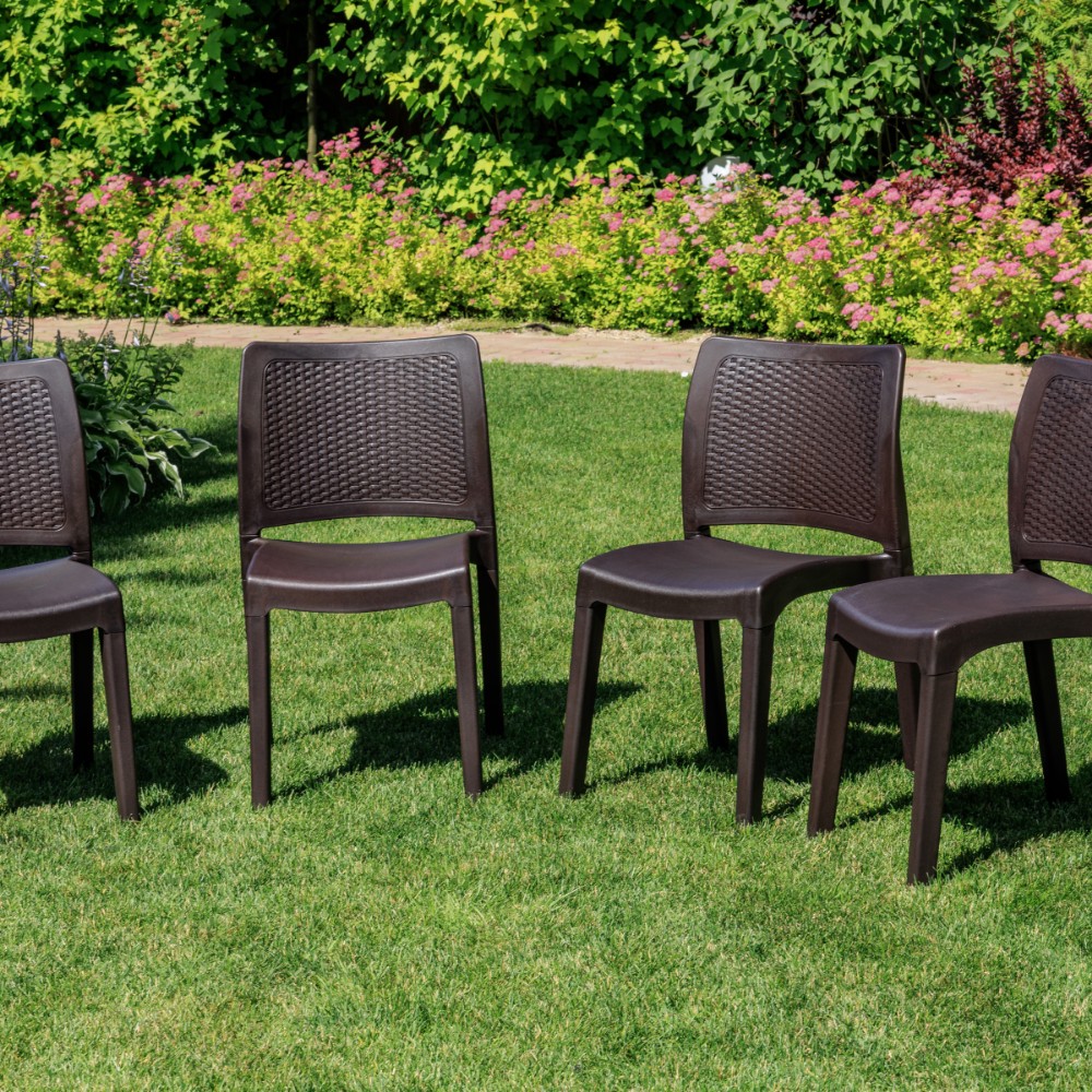 Комплект обеденных стульев Royal Family JULY (4 шт.) коричневый 5